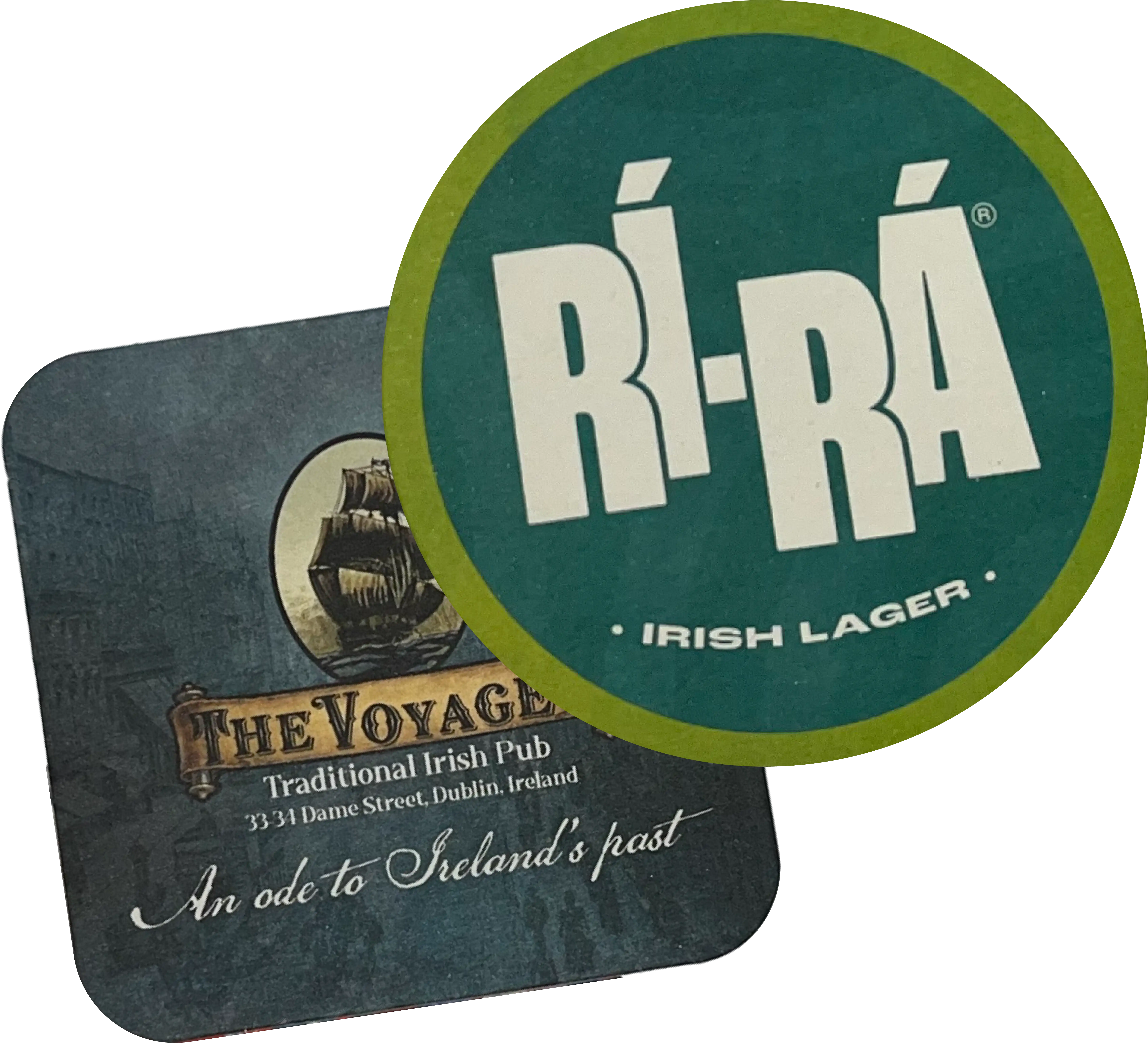 Custom printed round and square beer mats